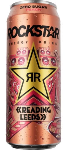Rockstar Peach Zero Sugar 500mL