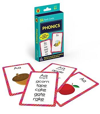 Carson Dellosa Phonics Flash Cards, 54/Pack (0769647499)