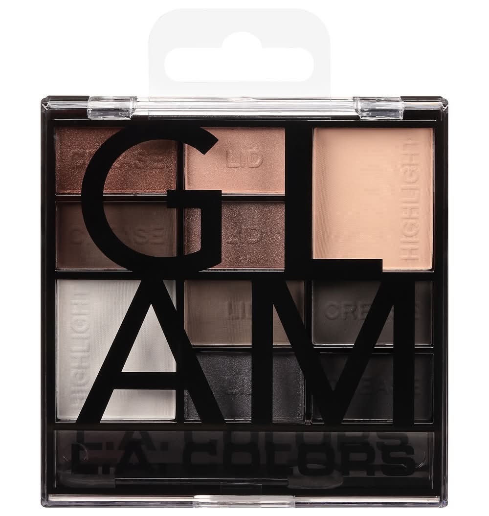 L.A. Colors Cool Glam Eyeshadow Palette