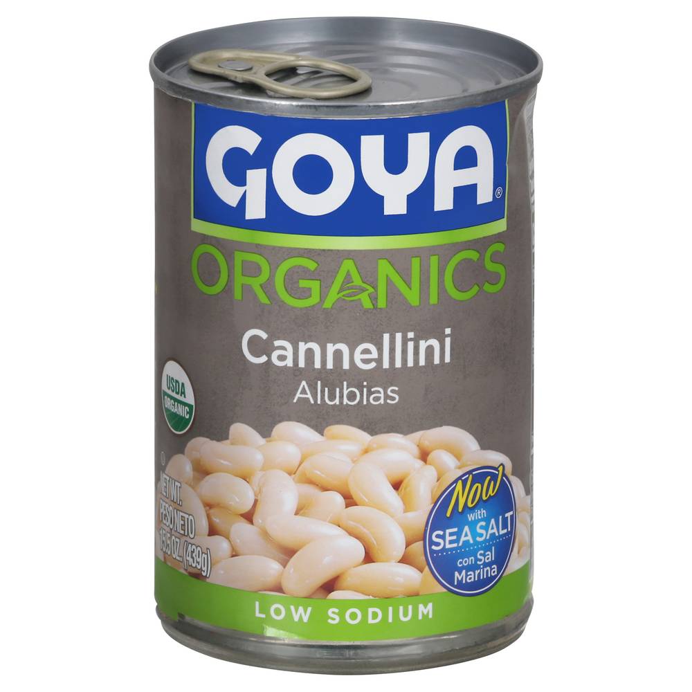 Goya Low Sodium Organic Cannellini Beans (15.5 oz)