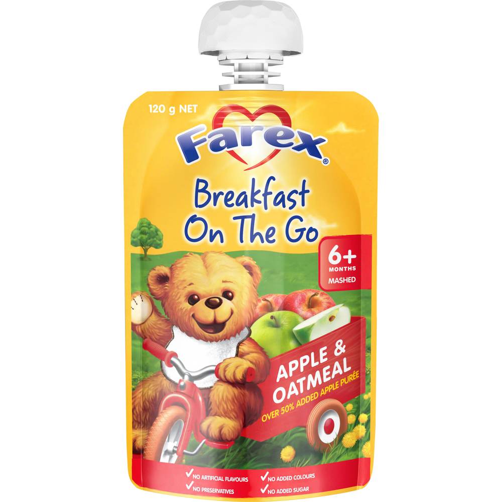 Farex Breakfast on the Go Apple & Oatmeal 6+months Delivery Near Me