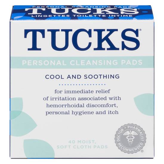 Tucks Personal Cleaning Pads (40 units)