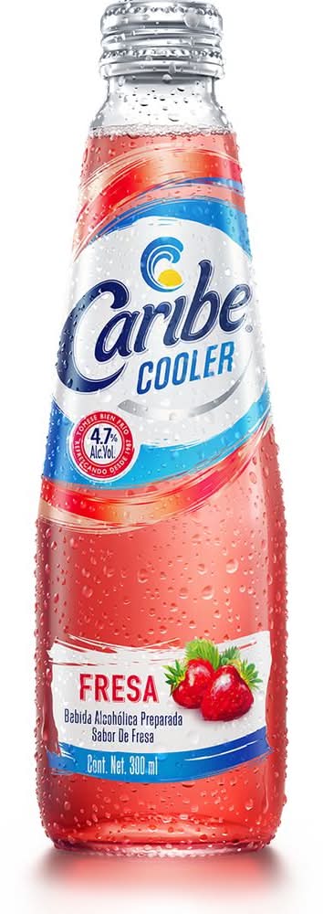 Caribe Cooler · Bebida alcohólica preparada, fresa (300 ml)