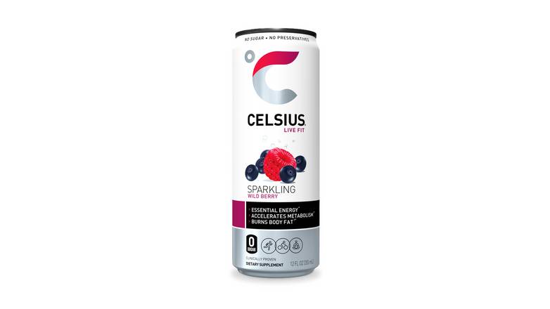 Celsius Essential Energy Drink, Sparkling Wild Berry