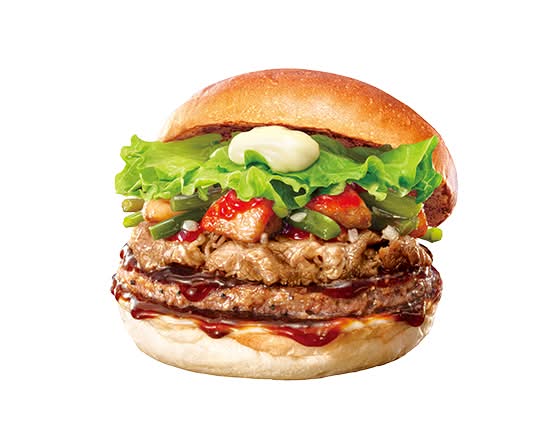 【単品】絶品にんにく牛カルビバーガー ZEPPIN (Ultimate) Garlic Beef Rib Burger