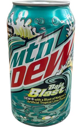 Mountain Dew Mtn - Baja Blast Can