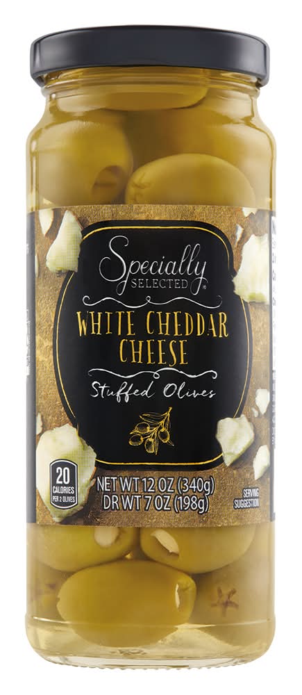 Specially Selected Stuffed Olives, White Cheddar Cheese (12 oz)