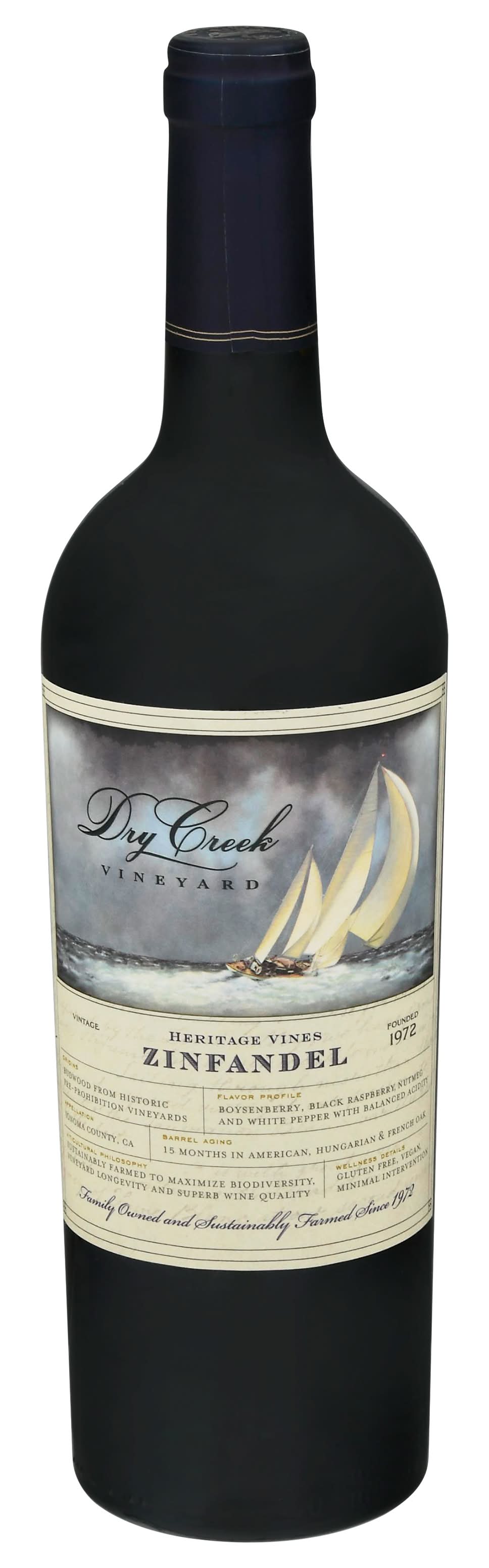 Dry Creek Heritage Zinfandel Wine, 2019 (750 ml)