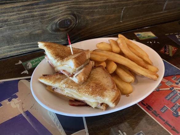 Order Hawaiian Grilled Cheese Sandwich food online from Lindburgers store, Jupiter on bringmethat.com