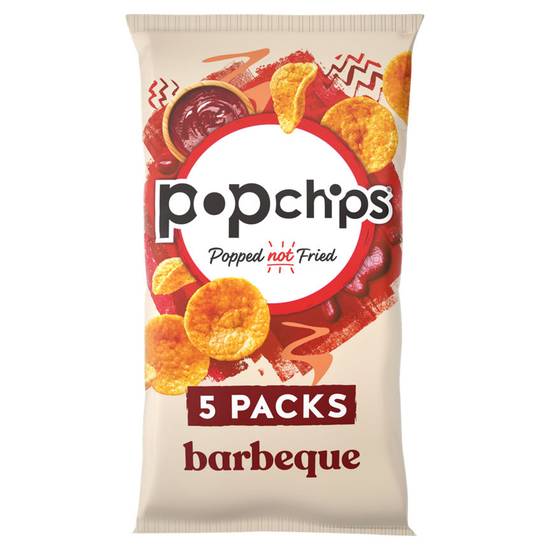 Popchips Barbeque Flavour Potato Snacks 5 x 17g