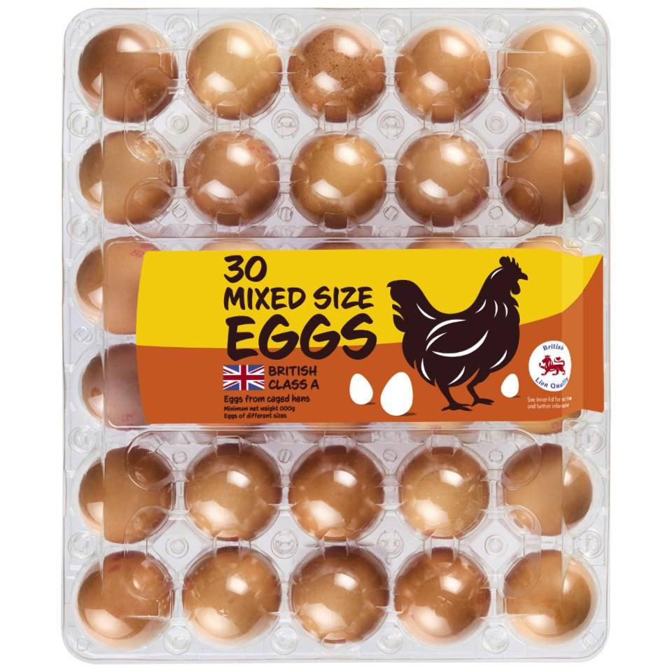 Iceland Mixed Size Eggs