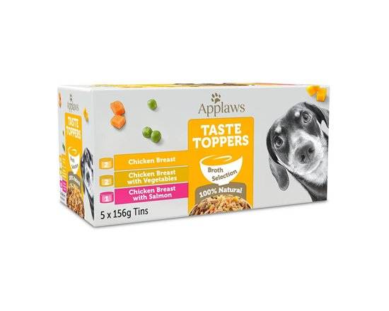 Applaws Taste Topper Chicken Selection in Broth 5 Pack