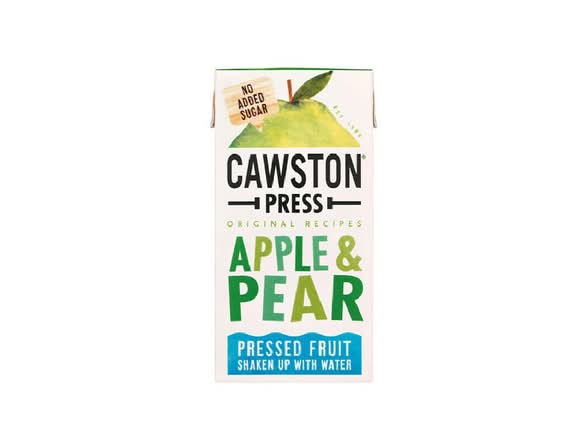 cawston press apple + pear juice drink (vg)