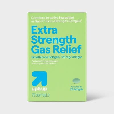 up&up Extra Strength Gas Relief Softgel 125 mg (72 ct)