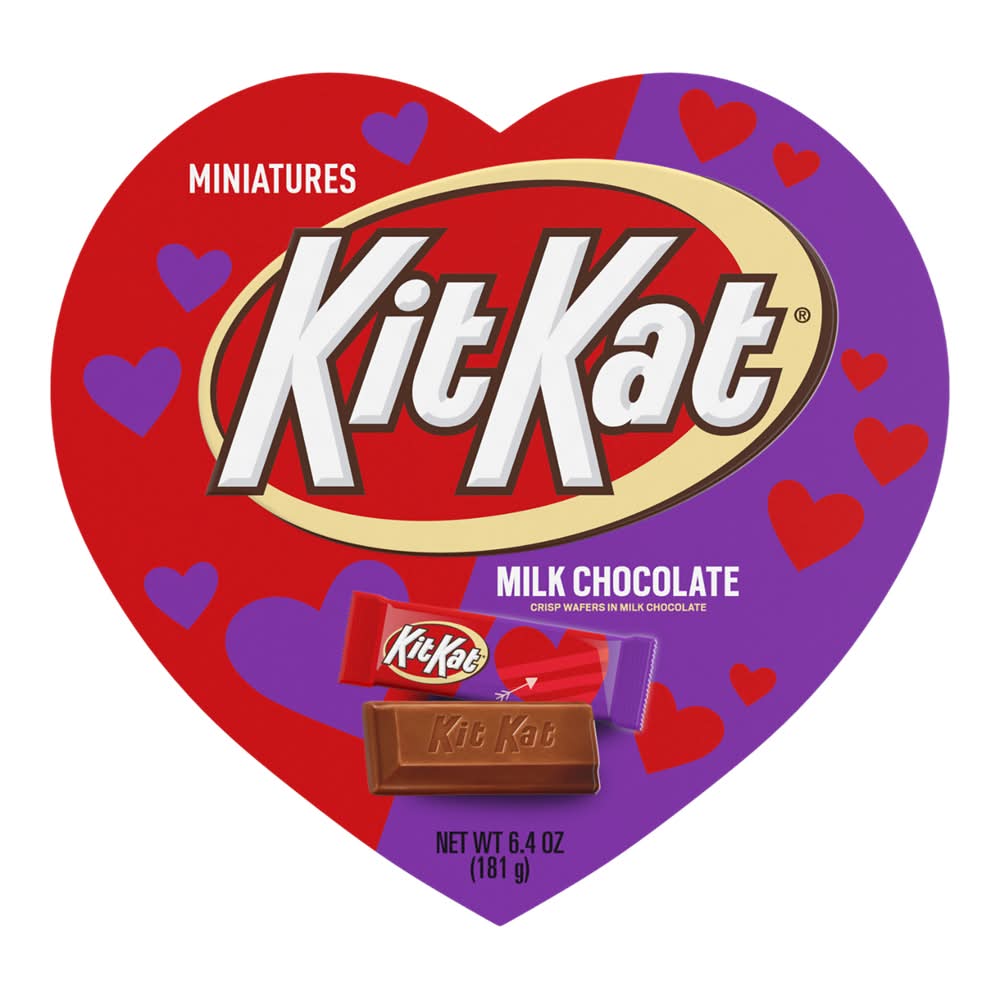 Valentine Kit Kat® Miniatures Candy Box 6.4oz