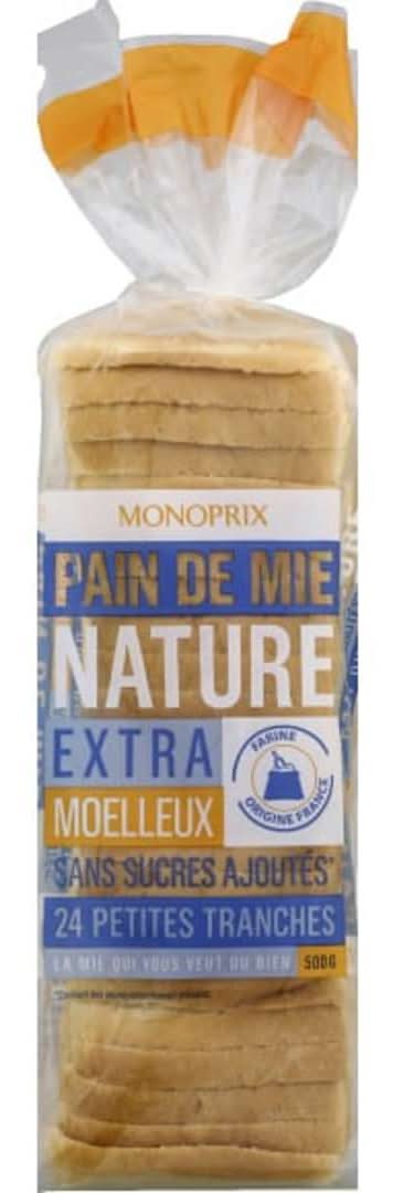 Monoprix - Pain de mie nature extra moelleux (24)