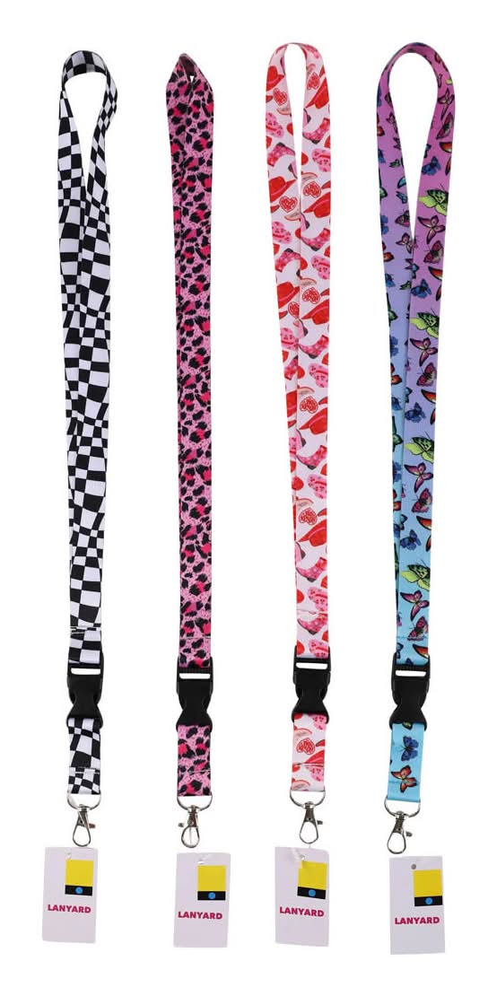 Fall Printed Lanyard 1 Ct Assorted