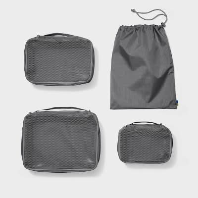 Open Story Packing Cube Set, Gray (4 ct)