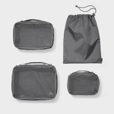Open Story Packing Cube Set, Gray (4 ct)