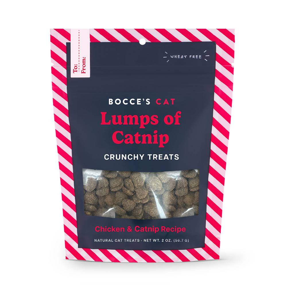 Bocce's Bakery Cat Lumps Of Catnip Crunchy Treats, Chicken & Catnip (2 oz)