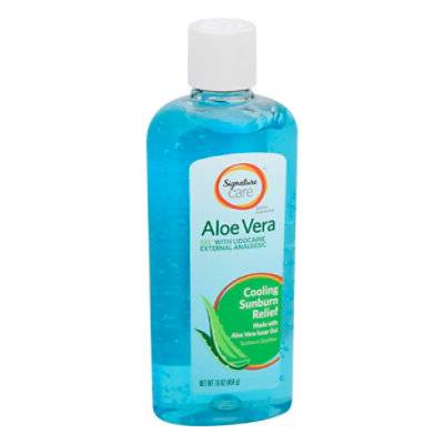 Signature Care Aloe Vera Gel With Lidocaine