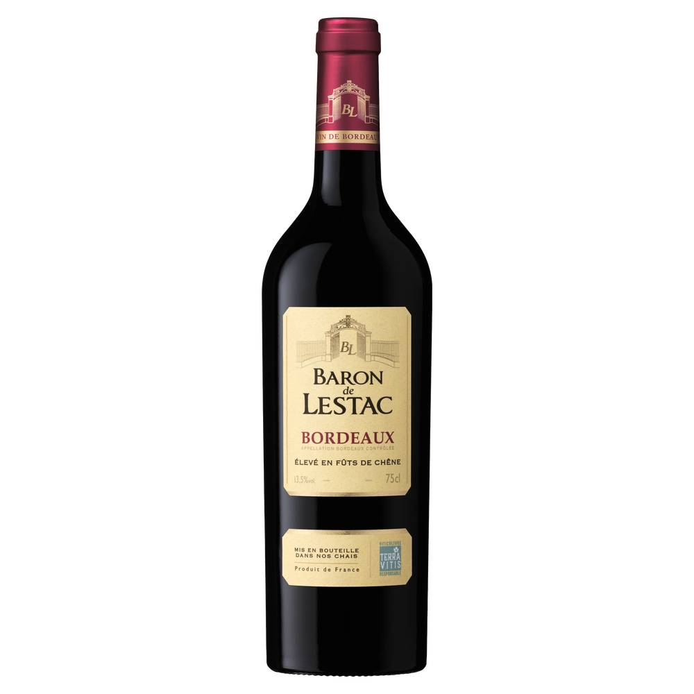 Baron de Lestac - Vin rouge bordeaux (750ml)