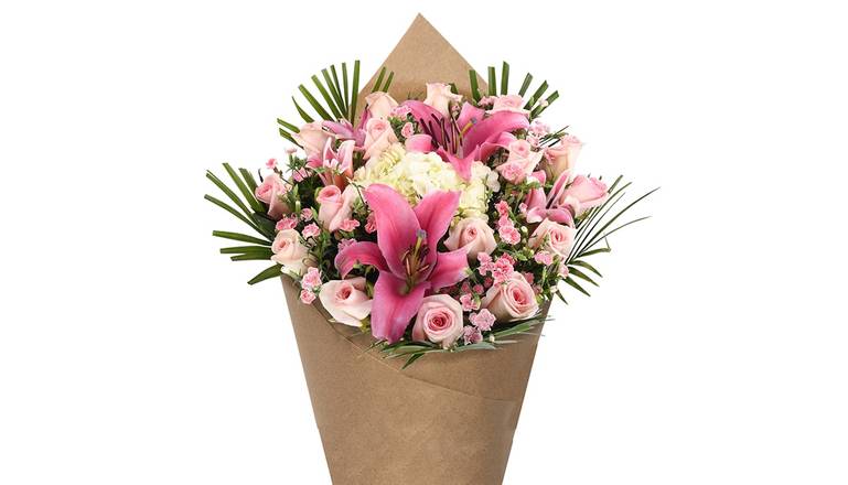 Bloom Haus��™ 18 Plus Rose Bouquet - Pink