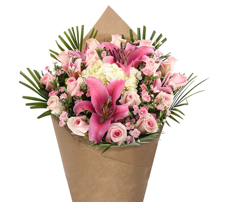 Bloom Haus™ 18 Plus Rose Bouquet - Pink