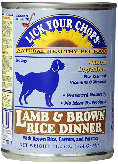 Lick Your Chops Lamb & Brown Rice Dog Food (374 g)