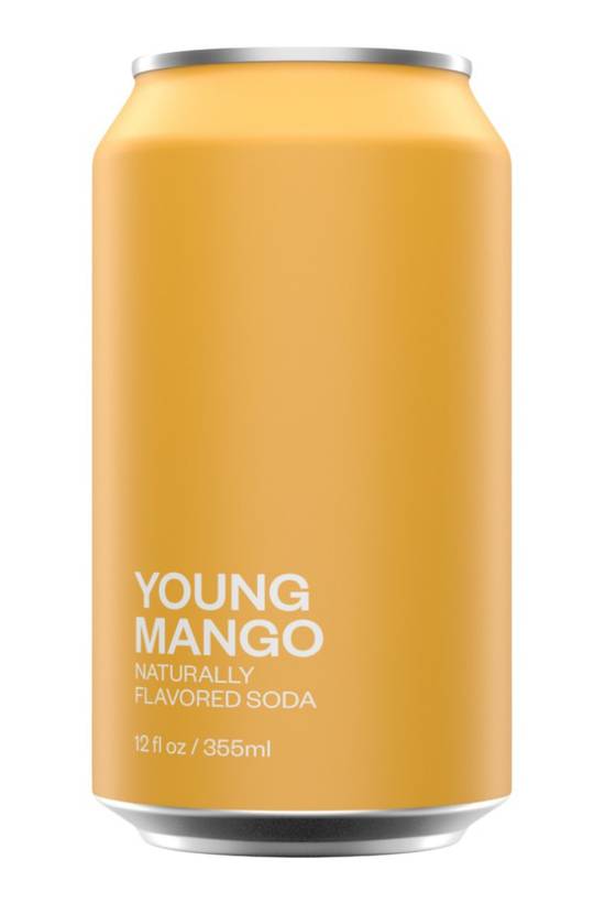 United Sodas of America · Young Mango Flavored Soda (12 fl oz)