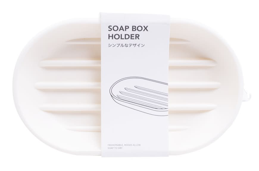 Miniso · Jabonera sencilla blanca