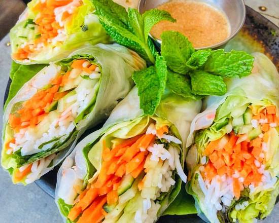 Order Shrimp Summer Roll (4 pcs) food online from Pho Time by BoCaphe store, New York on bringmethat.com