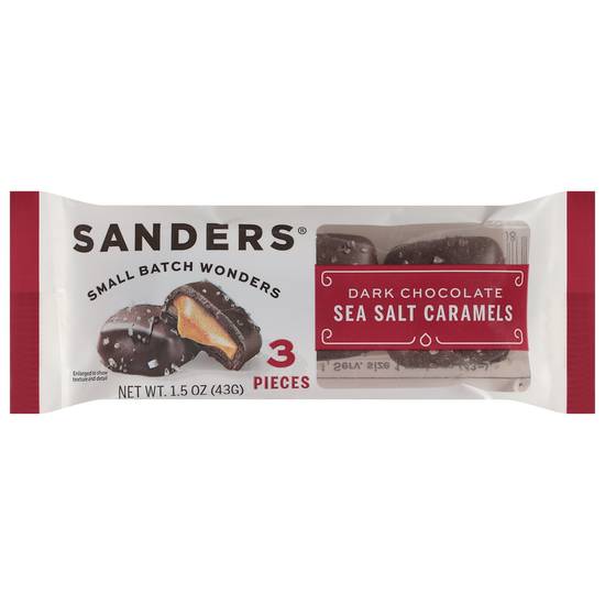 Sanders Dark Chocolate Sea Salt Caramels (3 ct)