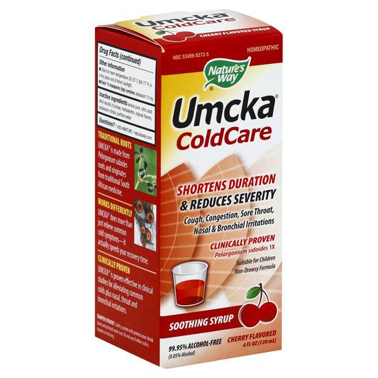 Nature's Way Umcka Coldcare Soothing Syrup (cherry )