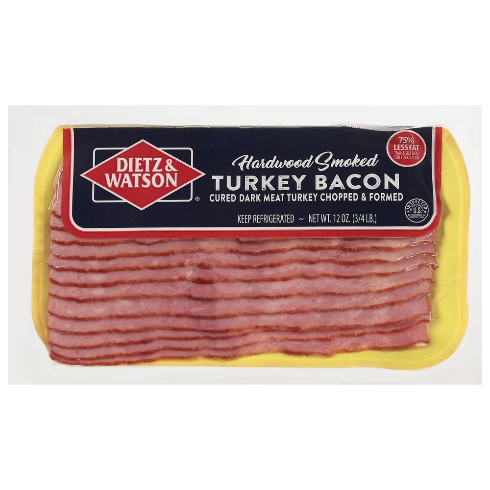 Dietz & Watson Smoked Sliced Turkey Bacon