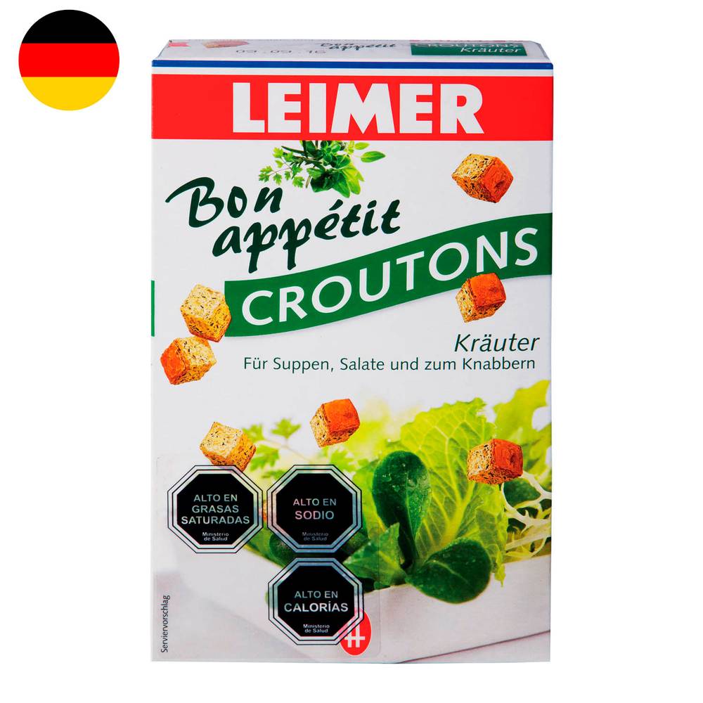 Leimer crutones finas hierbas (caja 100 g)