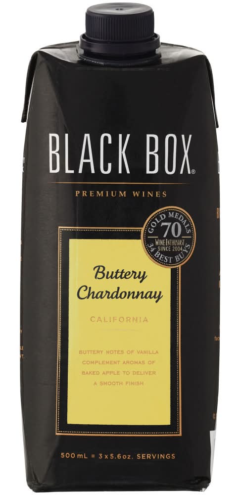 Black Box Buttery Chardonnay Wine (16.9 fl oz)