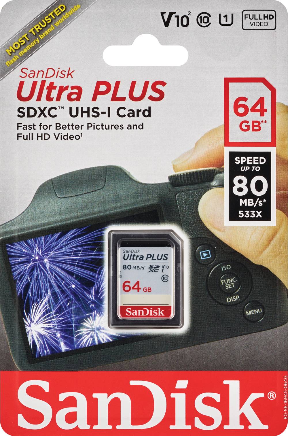 Sandisk Ultra Sdxc Uhs Card 64gb