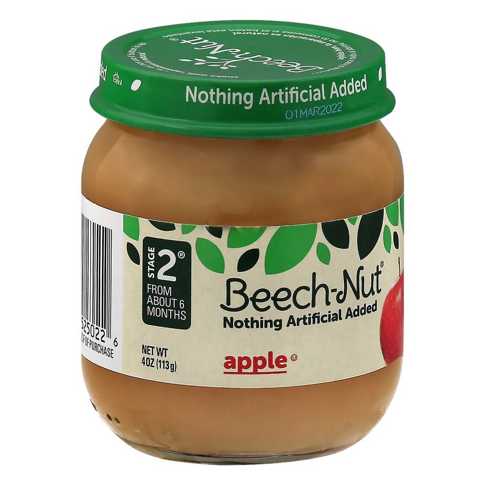 Beech-Nut Stage 2 Apple Baby Food (4 oz)