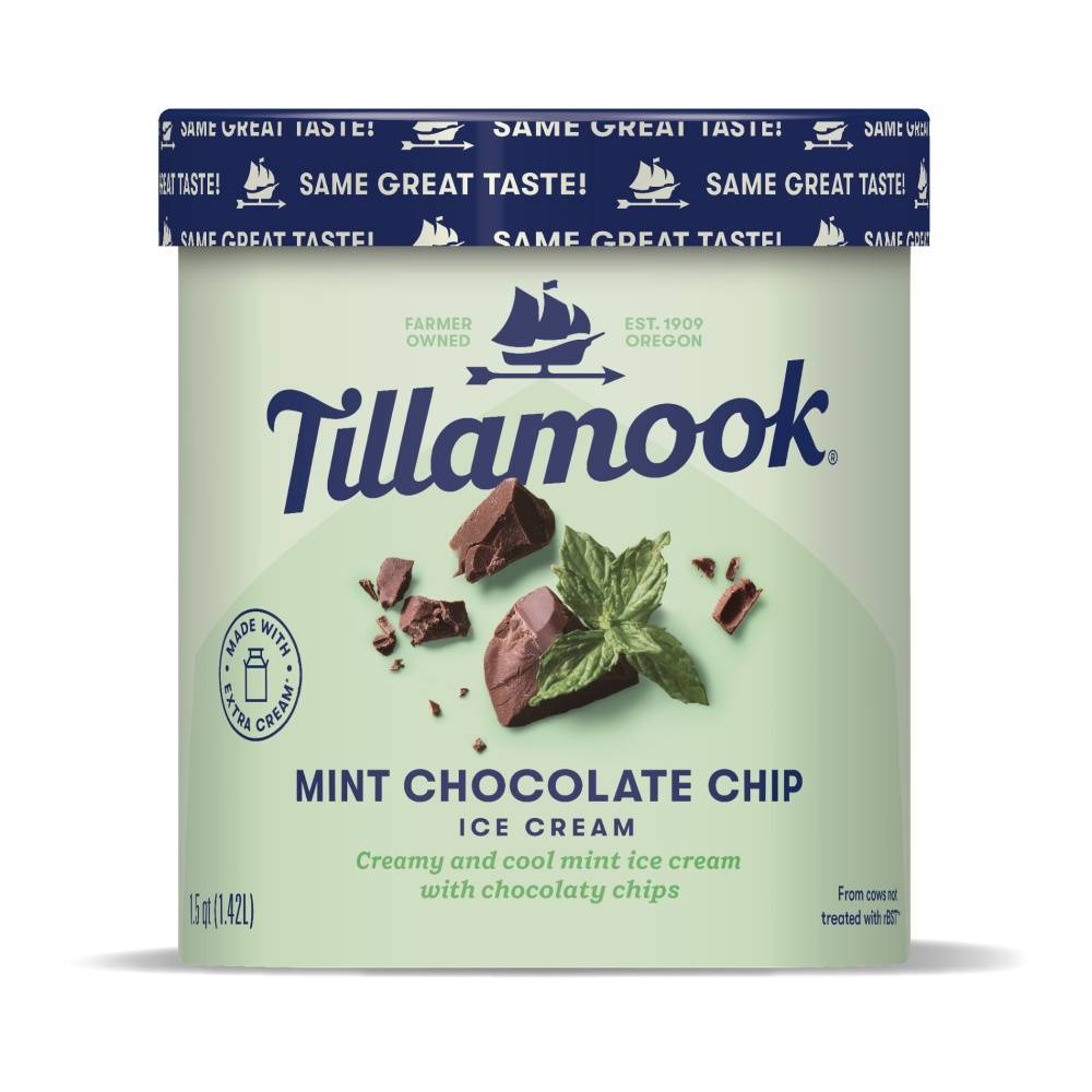 Tillamook Ice Cream, Mint Chocolate Chip (1.5 qt)