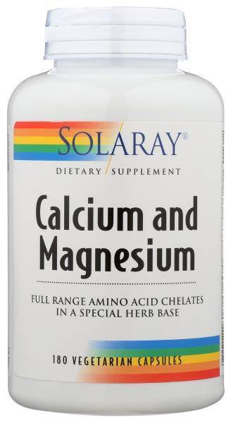 Solaray Calcium Magnesium Supplement (180 ct)