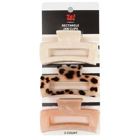 Walgreens Beauty Assorted Shape Jaw Clips