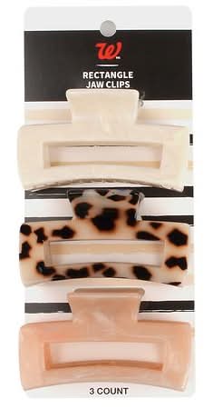 Walgreens Beauty Assorted Shape Jaw Clips