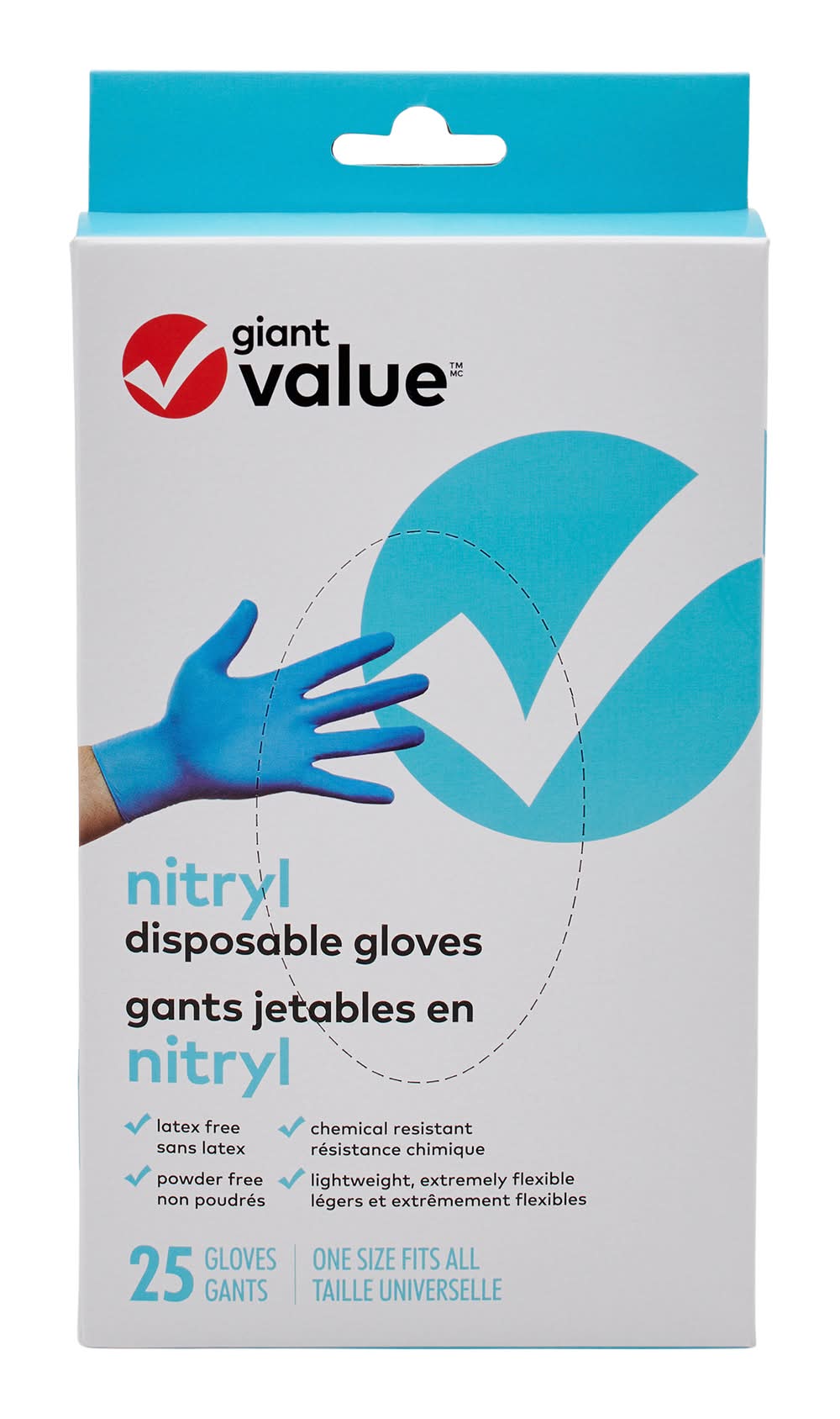Great Value Nitryl Disposable Gloves (25 ct)