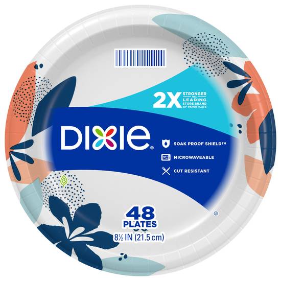 Dixie 2x Stronger Paper Plates (48 ct)