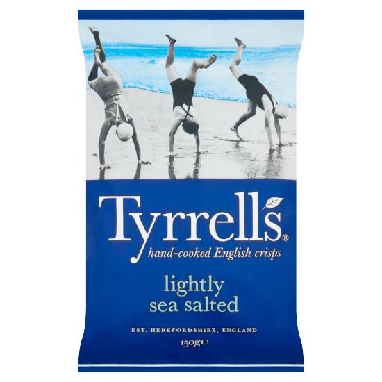 Tyrrells Hand Cooked English Crisps (lightly sea salted)
