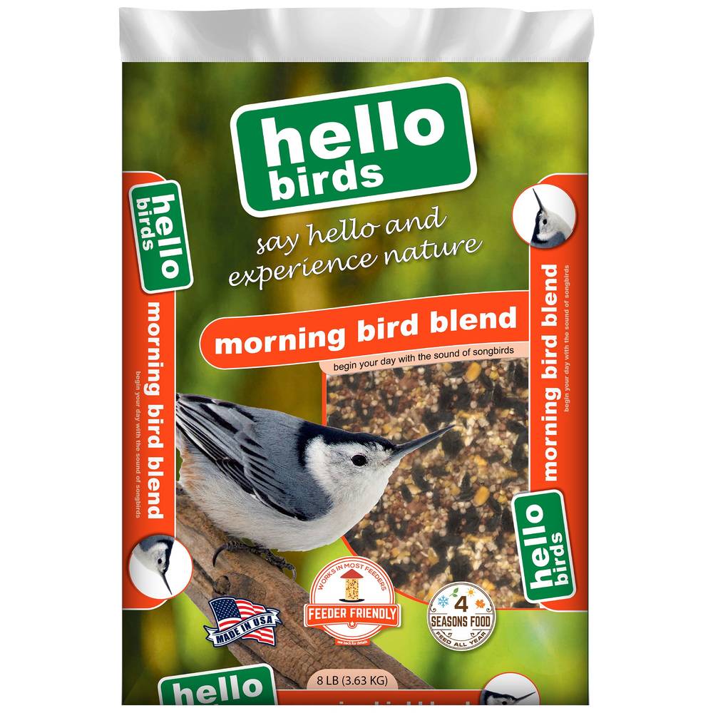 Red River Commodities Hello Birds Morning Bird Blend Bird Seed 8-lb | 009568