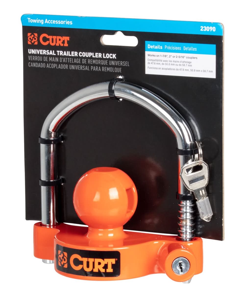 Curt Universal Trailer Coupler Lock