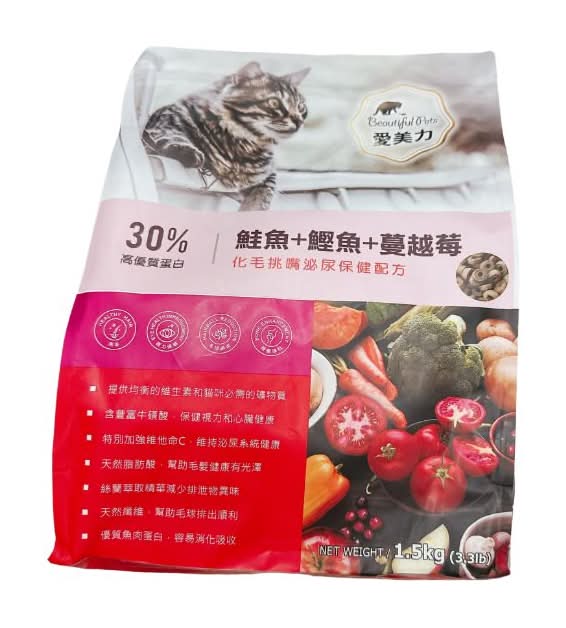 愛美力貓食鮭+鰹+蔓 | 1.5 kg #39002760