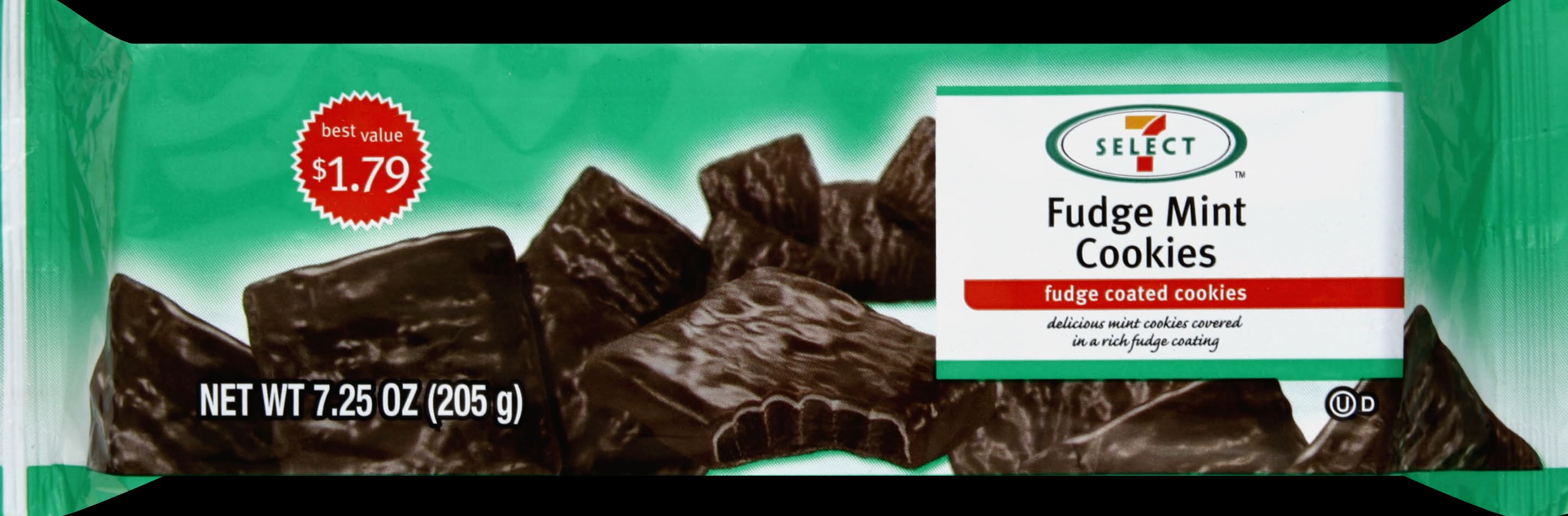7-Select Fudge Coated Mini Cookies, Mint (7.25 oz)